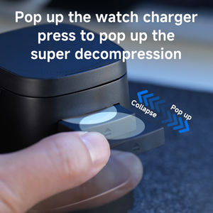 Innovadores dispositivos inteligentes Multifuncional Pop up Reloj Cargador Interruptor táctil 15W Mushroom Light 4 en 1 Cargador inalámbrico magnético - Product Image 4