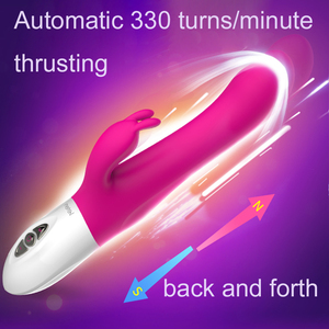 Güçlü otomatik teleskopik vibratör darbe sokmak dil yalama yapay penis G spot vibratör vajina masaj aleti seks oyuncakları kadın için - Product Image 5