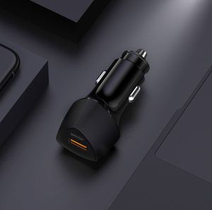 Source Factory Direct Supply New Car Charger 38W QC +PD Dual Circuit Fast Charger <b>Flash</b> Charger for Mobile Phone - Product Image 1