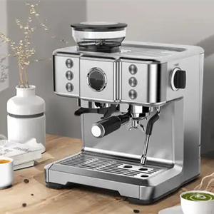 Meilleures moulines à café professionnelles de bureau en acier inoxydable pour usage domestique, machine à expresso et cappuccino - Product Image 2
