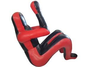 Saco de boxeo personalizable, equipo de entrenamiento, agrupamiento de pie, rodillas, maniquí de acero PU, opciones de arena de agua para kickboxing - Product Image 5