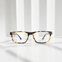 Nouveau design de monture de lunettes en acétate, machine de fabrication de lunettes en écaille de tortue, montures de lunettes fantaisie simples, lunettes modernes en acétate