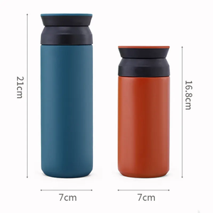 Xách tay thân thiện với môi Nhật Bản Kinto phong cách 350ml thép không gỉ chân không phích <span class=keywords><strong>Flask</strong></span> du lịch cốc cà phê cốc nước chai cốc cốc - Product Image 2