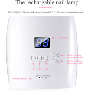 Lámpara de Uñas UV LED Inalámbrica Recargable Rosa Profesional de <span class=keywords><strong>Byoung</strong></span> Beauty, la Más Nueva, para Curado de Gel, Venta al por Mayor, Personalización de Logotipo - Product Image 3