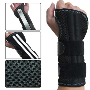 Soporte de Muñeca de Acero <span class=keywords><strong>para</strong></span> Hombres con Esguinces Deportivos, Férula Fija Extraíble, Protector de Palma Presurizado, Protección <span class=keywords><strong>para</strong></span> Articulaciones - Product Image 1