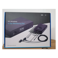 Système de monitoring intra-auriculaire sans fil professionnel XSW400 XSW avec microphone à condensateur stéréo cardioïde en métal pour la scène