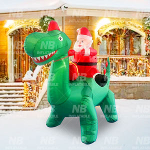 Personnage gonflable d'<span class=keywords><strong>homme</strong></span> de Noël pour les gonflables de publicité du père Noël de divertissement extérieur pour des événements de festival - Product Image 1