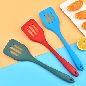 Spatule à fente en Silicone de 29.2 CM spatule à friture de poisson de qualité alimentaire ustensiles de cuisine ustensiles de cuisine spatule à friture en Silicone - Product Image 6