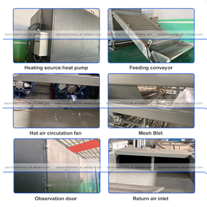Secador de residuos de <span class=keywords><strong>cerveza</strong></span> Máquina de secado de residuos de soja Manzana Uva Oliva Orujo Destilador húmedo Secador de granos - Product Image 3