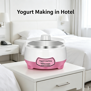 Yaourtière Mini Entièrement Automatique, Machine à <span class=keywords><strong>Yaourt</strong></span> et Natto Intelligente à Température Constante avec Revêtement en Acier Inoxydable pour la Maison ou comme <span class=keywords><strong>Cadeau</strong></span> - Product Image 1