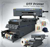 Prix Usine Nouvelle Imprimante DTF Automatique 5 Têtes d'Impression I3200 60cm 12 Couleurs Encre DTF Machine de Transfert Thermique pour T-shirts