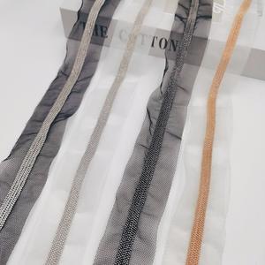 JFL056 8-reihige Perlenkette Kupfer Eisen Pailletten Code Spitze Kleidungs stück Damen mantel Zubehör Kragen - Product Image 1