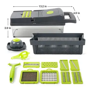 2024 New Kitchen Gadgets Ferramentas Boa Qualidade Fácil de Limpar Manual Hand Slicer Food Chopper Cortador De Batata Vegetal De Segurança