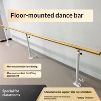 Barre de pole dance mobile pour la maison, studio de danse professionnel, entraînement d'étirement des jambes, barre simple personnalisable, adulte unisexe