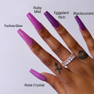 Set <span class=keywords><strong>de</strong></span> Esmaltes <span class=keywords><strong>de</strong></span> Uñas en Gel <span class=keywords><strong>de</strong></span> Gama Completa en Tono Púrpura, Precio <span class=keywords><strong>de</strong></span> Fábrica, Colores <span class=keywords><strong>de</strong></span> Marca Personalizados, Bajo MOQ, Gel <span class=keywords><strong>de</strong></span> Uñas que No Amarillea - Product Image 1