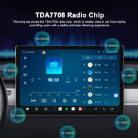 Écran partagé ChatGPT AI activé commande vocale voiture lecteur GPS multimédia 13 pouces 2K IPS sans fil CarPlay Android Auto autoradio