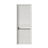 Porte intérieure moderne en bois mélaminé pour chambre, hôtel, villa et hôpital - Couleur et taille personnalisées - Garantie de 3 ans