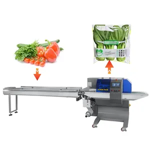Máquina de envasado de verduras promocionales Máquina de sellado de llenado de paletas de hielo Máquina de bolsas de plástico Comida Snack Cube Ice