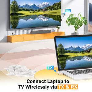 Transmisión de Video HDMI Inalámbrica P400 Lemorele, USB C a HDMI, de Laptop/Teléfono a TV/Proyector, 50m, Similar a Airplay, Chromecast, <span class=keywords><strong>Clickshare</strong></span> - Product Image 6