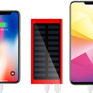 2019 <span class=keywords><strong>CE</strong></span> ROHS FCC double port usb 5v 2A réel 10000mah powerbank solaire <span class=keywords><strong>pour</strong></span> téléphone intelligent - Product Image 4