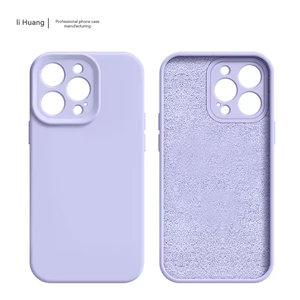Coque <span class=keywords><strong>de</strong></span> <span class=keywords><strong>téléphone</strong></span> en silicone liquide souple antichoc et durable pour iPhone 16 15 14 13 Pro Max Plus – Vente en gros usine - Product Image 2