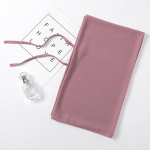 Pañuelos étnicos de nuevo estilo al por mayor, bufanda de vendaje de perlas de Color sólido, hiyab para mujeres musulmanas, gasa de mujer - Product Image 6