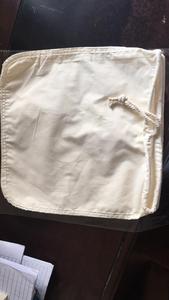 Sacs de lait de noix, sacs en étamine naturelle, 12 "x 12", paquet de 2, 100% sacs en tissu de coton non blanchi pour fromage/thé/yaourt/jus/vin - Product Image 4