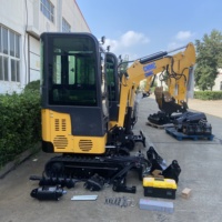 Livraison Gratuite Mini-Excavatrice EPA 1T 1.5T 1.8T avec Moteur Kubota, Mini-Excavatrice sur Chenilles, Mini-Excavatrice Compacte 1 Tonne