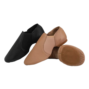 Niñas adultos danza Jazz danza <span class=keywords><strong>Ballet</strong></span> interior antideslizante suela suave transpirable alta calidad cuero de vaca zapatos en forma de profesor - Product Image 3