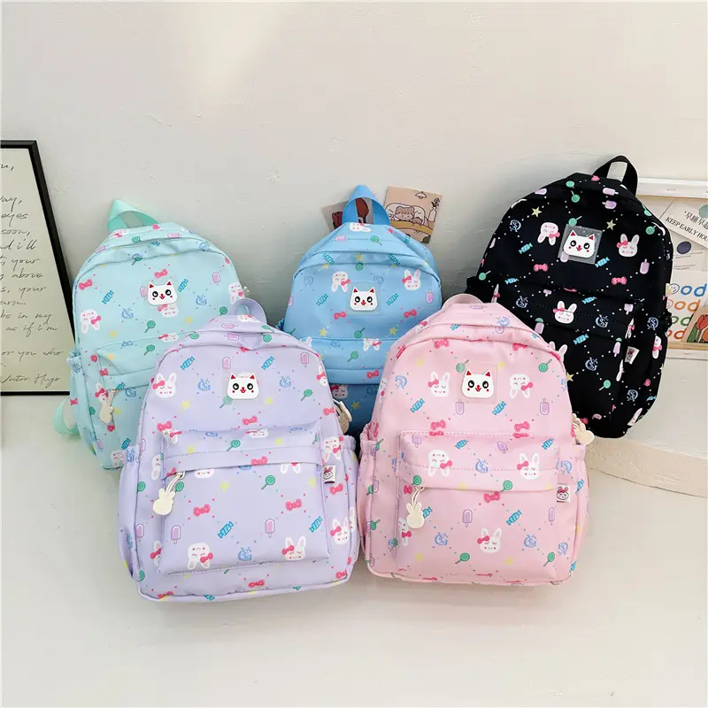 New Fashion Boutique Outwear Baby Children School Bags Print Boys Girls Backpacks