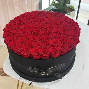 A grade rose stabilizzate all'ingrosso di lunga durata rose stabilizzate una scatola kunming jumbo xl 100 rose stabilizzate - Product Image 2