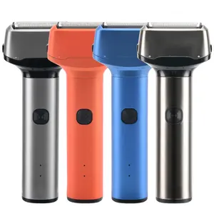 Hersteller Elektro rasierer für Männer Twin Blade Folien rasierer Hub kolben Akku USB Wiederauf ladbare Maschine Haar rasierer Trimmer