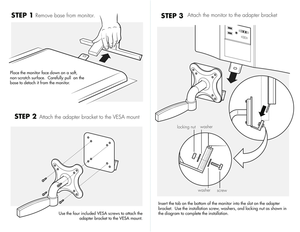 ขายึดอะแดปเตอร์แบบ <span class=keywords><strong>VESA</strong></span> สำหรับจอภาพซัมซุงรุ่น U28D590D S24D590PL และ S24D590L - Product Image 3