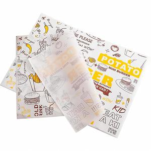 Hojas de Papel para Envolver Alimentos con Revestimiento de Cera Industrial, Biodegradables, Ecológicas, Resistentes a la Grasa, con Logotipo Personalizado de Fábrica, para Pan, Gelatina, Chicle - Product Image 1