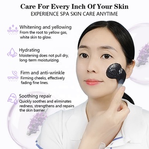 Maschera Viso OEM alla Lavanda con Vitamina <span class=keywords><strong>C</strong></span> Anti-Età, Controllo del Sebo e Idratazione, Peeling Spa per Sbiancamento della Pelle, Polvere per Maschera Facciale - Product Image 3