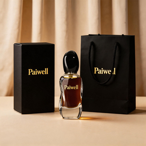 Flacon <span class=keywords><strong>de</strong></span> <span class=keywords><strong>parfum</strong></span> vide personnalisé en verre, design unique, motif vague d'<span class=keywords><strong>eau</strong></span> irrégulière, 30 ml, avec vaporisateur - Product Image 2