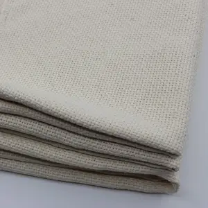 Monks Cloth Premium Polyester-Cotton for Rug Punch, Punch Needle Rug Hooking and Pinch Needle, tufting cloth fabric