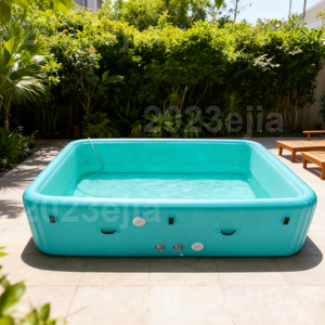 Piscine gonflable rigide pliable légère en Drop Stitch, rectangulaire, facile à ranger pour <span class=keywords><strong>les</strong></span> voyages et le jardin - Product Image 4