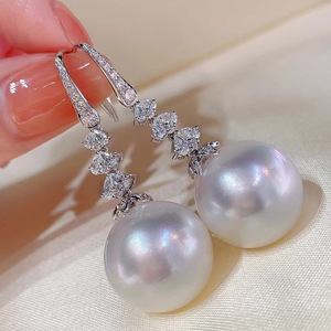 Orecchini Pendenti Barocchi da Donna Stile Vintage per Uso Quotidiano Accessorio per Orecchie Gioielli alla Moda - Product Image 1