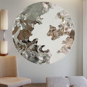 Elegante Arte Geometrica Moderna da Parete Decorazione Artigianale Specchio Artistico per Interni <span class=keywords><strong>Casa</strong></span> <span class=keywords><strong>e</strong></span> Hotel - Product Image 2