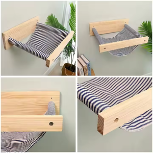 Étagère murale moderne hamac pour chats Étagères murales stables pour chats pour dormir <span class=keywords><strong>Clim</strong></span> Playing - Product Image 2