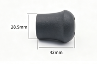 Capuchon arrière antidérapant en caoutchouc de 39 mm pour canne à pêche Mf 26, embout de canne pour la pêche à la ligne, au lancer et au spinning, accessoire de réparation DIY