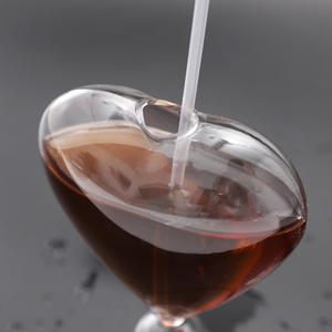 نظارات الكوكتيل على شكل قلب, جديد 310 مللي الديكور شريط كوكتيل خالي من الرصاص على شكل قلب نظارات القلب كأس - Product Image 4