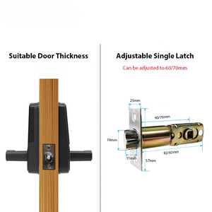 Serrure de porte intelligente <span class=keywords><strong>Aqara</strong></span> de style américain, étanche, pour porte en verre, avec télécommande RFID - Product Image 6