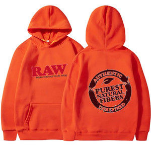 Felpe con Cappuccio Oversize Unisex in Cotone e Poliestere con Logo Personalizzato, Stampa Grafica RAW Backwoods Cookie, Streetwear per Ragazzi e Uomini - Product Image 2