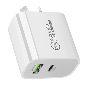 20W Fast Pd ChargerประเภทC Us Wall Chargerปลั๊กUsb-Cอะแดปเตอร์สําหรับ<span class=keywords><strong>Iphone</strong></span> 12 ProสําหรับApple USB Charger - Product Image 1