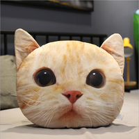 Peluche personnalisée à bas prix, oreiller en peluche de simulation, chat en peluche personnalisé, oreiller en peluche de simulation de chat