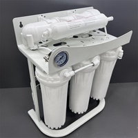 Purificador de Agua por Ósmosis Inversa de Acero Inoxidable Eléctrico de 5 Etapas y 800 GPD Personalizado con Soporte para Uso en Hoteles al Aire Libre, Componentes de Plástico
