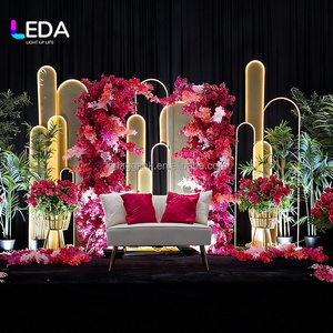 Guirnaldas de Buganvillas Artificiales de Seda Rosa Intenso Hechas a Mano por LEDA, Decoración para Bodas, Eventos y Fiestas - Product Image 6