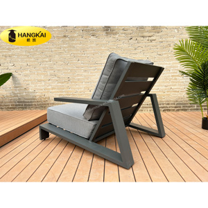 Muebles de patio Hotel patio exterior muebles de aluminio piscina al aire libre sofá jardín sillón con cojín - Product Image 6
